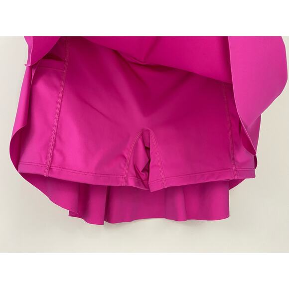 Halara Airy Crossover Side Pocket 2-in-1 Cool Touch Tennis Skirt Pink Sz S (4/6) - Picture 4 of 9